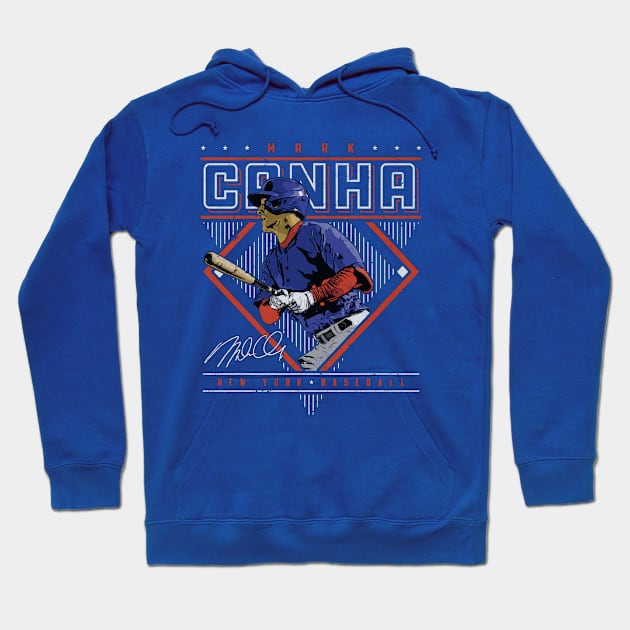 Mark Canha New York M Diamond Name Hoodie by Jesse Gorrell